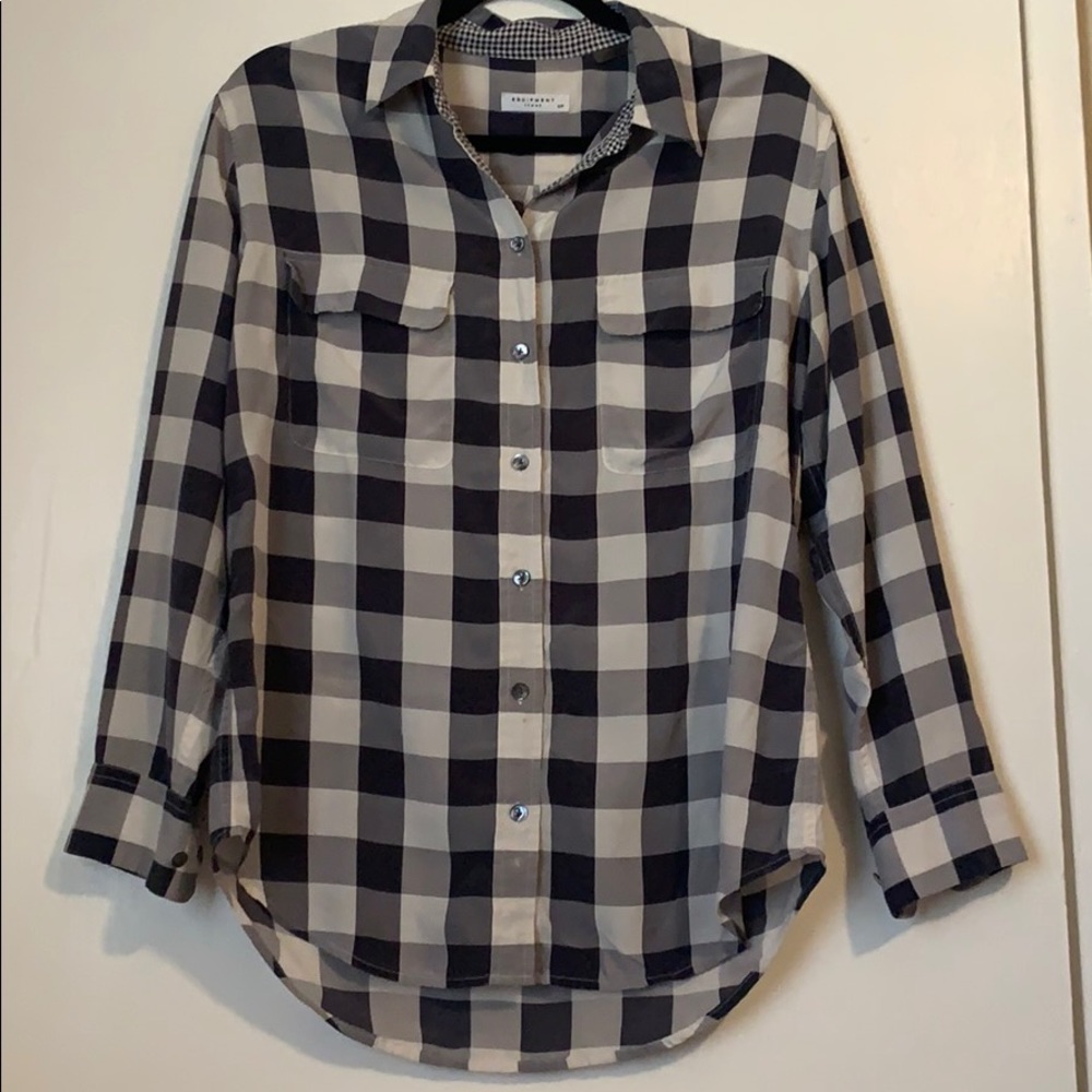 Equipment Plaid Button Down